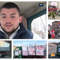 Tamićem iz Niša do Kragujevca: Student Mihajlo je postao zvezda protesta jer je svojim kamionom bio pratnja kolegama u…