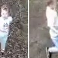 Poslednji snimak Noe (3), bio s dedom na igralištu i od tada mu se gubi trag: Stotine ljudi tragaju za njim