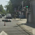 Oboren motociklista – stepen povreda još nepoznat, policija na licu mesta