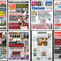 Naslovne strane sutrašnjih novina: Prelistavanje štampe za subotu, 25. april 2026. godine