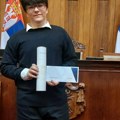 Prva nagrada za gimnazijalca Pavla Mišića na Državnom takmičenju iz fizike
