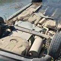 Ovo je prva scena na koju je naišla policija: Auto bio prevrnut, troje mrtvih kod Novog Sada