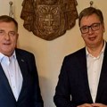 Vučić o saradnji sa Dodikom: Ona je bila izuzetno dobra, a odnos je uvek bio bratski i prijateljski