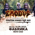 Koncert benda Exodus 16. juna u SKCNS Fabrici