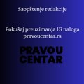 Pokušaj preuzimanja Instagram naloga pravoucentar.rs