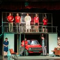 Jubilarno 50. izvođenje predstave "Uspomene na Crvenu zastavu" u Teatru
