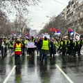 Studenti i danas blokirali saobraćaj kod Pravnog fakulteta, skup prošao bez incidenta (video)