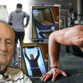 Deda Branko (77) pumpa sklekove, radi zgibove i dubi na glavi! Izgleda kao mladić, a svakodnevno mu stižu i bračne ponude…