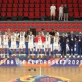 Srbija je prvak Evrope: Pogledajte Orliće kako uglas pevaju himnu, "Bože pravde" odjekuje Gruzijom!