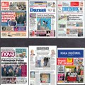 Naslovne strane današnjih novina: Prelistavanje štampe za nedelju, 11. maj 2025. godine