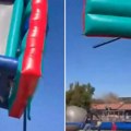 Vetar odneo dvorac na naduvavanje, deca padala s visine pred očima roditelja! Vrištali, horor na festivalu (Video)