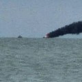 Drama u Crnom moru: Tanker naleteo na minu, izbio požar, preti potonuće broda