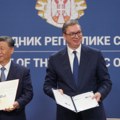 Svečani doček ispred Palate "Srbija" za kineskog predsednika Si Đinpinga