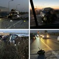 Prve fotografije nakon sudara srpskog autobusa i automobila u Grčkoj: "Iz čista mira prešao u suprotnu traku"