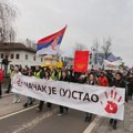 Više hiljada studenata, maturanata, profesora i građana protestovalo danas u Čačku