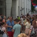 Protest u Valjevu, incidenti ispred Tužilaštva