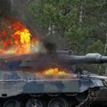 Ostavio "kosti" u Ukrajini Objavljen još jedan snimak uništenja ponosa nemačke armije (video)