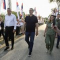 Vučić stigao u Vladimirovac: Veliko interesovanje za dolazak predsednika Srbije