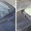 Vandalizam u Novom Sadu: Nepoznati počinioci razlupali čak 7 vozila, skakali i udarali čekićem po staklu!