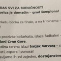 Uputstvo navijačima Budućnosti pred meč sa Zvezdom (FOTO)