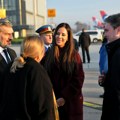 Tamara Vučić i Nikola Selaković ispratili predsednika Gruzije i prvu damu na aerodromu Nikola Tesla