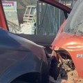 Strašan udes u Nišu: Saobraćaj u centru grada u kolapsu (video)