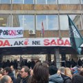 Protest ispred Filozofskog fakulteta u Beogradu