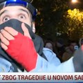 Eskaliralo nasilje u novom sadu Lomili stakla, demonstrant sa fantomkom u kameru urlao: Nisam provokator, vi ste retardirani