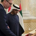 Šeik Bin Zajed otišao po Vučića u hotel i odvezao ga na sastanak u palatu Al Vatan