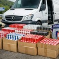 Policija kod Vranja zaplenila više od 3.000 paklica cigareta bez dokumentacije