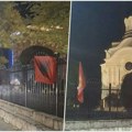 Privedene dve osobe zbog postavljanja zastava OVK i Albanije na ogradu pravoslavne crkve u Lipljanu
