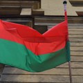 Ispred zgrade sekreterijata ŠOS u Pekingu podignuta zastava Belorusije