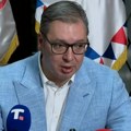 Predsednik se obratio iz Predsedništva Vučić: Večeras su došli neki ljudi, ne znam ko su, željni krvi naše dece koja…