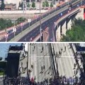 Brankov most i Gazelu blokirala šačica blokadera: Počelo maltretiranje građana FOTO/VIDEO