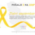 Zlatni septembar – mesec podrške deci i mladima obolelim od raka
