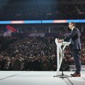 Skup SNS-a u Areni, Vučić pred lokalne izbore poručio kandidatima da slušaju narod ili će ih menjati