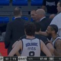 Haos na meču Partizan - FMP: Isključena oba trenera, umalo da bude tuče u Čairu