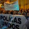 Protest policajaca u centru Lisabona