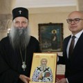 Prvi zvanični sastanak premijera Vučevića: Patrijarh Porfirije "blagoslovio" njegov rad