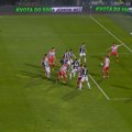 VIDEO Karambol u kom se najbolje snašao Elšnik: Ovako je Zvezda povela na derbiju