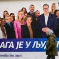 NSPM: Vučić 39,8 odsto, Srbija protiv nasilja 25,6