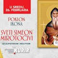 Uz Kurir u sredu, 26. februara: Poklon ikona sveti Simeon mirotočivi!