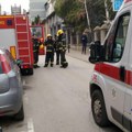 Ugašen požar na Starom gradu: Goreo krov zgrade u Tadeuša Košćuška