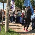 Protest podrške otpuštenim “beguncima” sa SNS mitinga