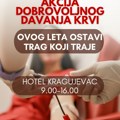 Letnja akcija dobrovoljnog davanja krvi
