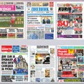Naslovne strane današnjih novina: Prelistavanje štampe za subotu, 26. jul 2025. godine