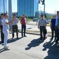Radovi nakon parade: Počela sanacija kolovoza u Bulevaru Nikole Tesle, izmenjen režim saobraćaja