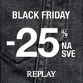 РЕПЛАИ БЛАЦК ФРИДАИ доноси 25% попуста на цео асортиман у радњама и онлине