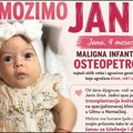 Četvoromesečnoj Jani iz Užica potrebna pomoć za lečenje od teške i retke bolesti