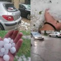Nevreme opustošilo delove Srbije! Grad razbijao automobile, ulice ostale prekrivene ledom (video)